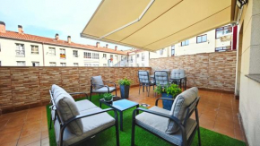 Piso céntrico Santiago de Compostela con amplia terraza